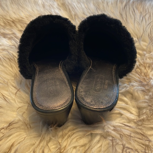 Coach Fleece Lined Mule - Picture 3 of 7